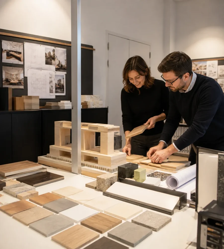Furniture developed for an architectural project at LOVSETTI
