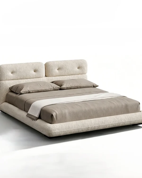 Double Cushion Upholstered Bed