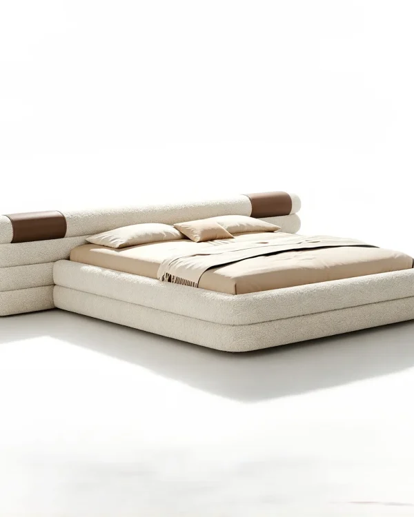 Layered Bolster Platform Bed
