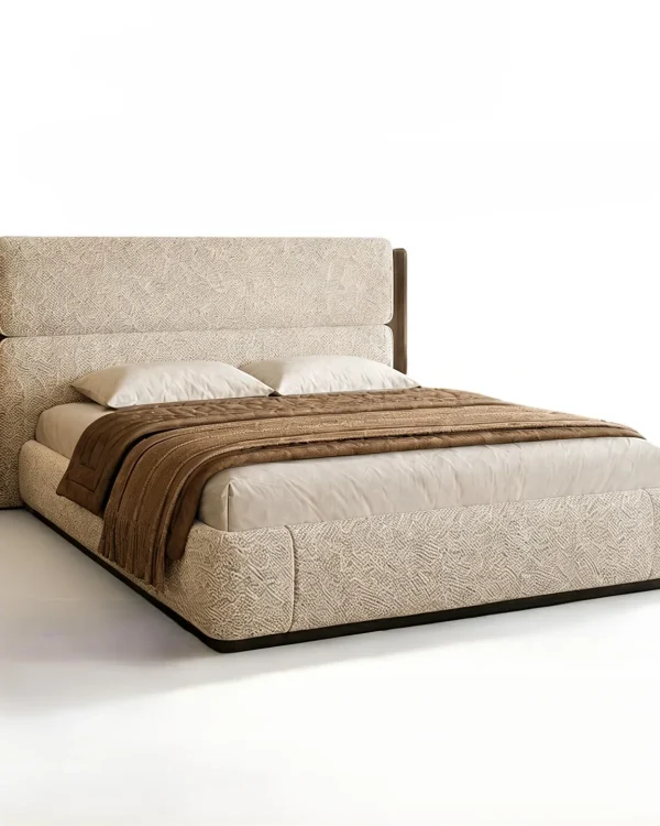 Tall Panel Upholstered Bed