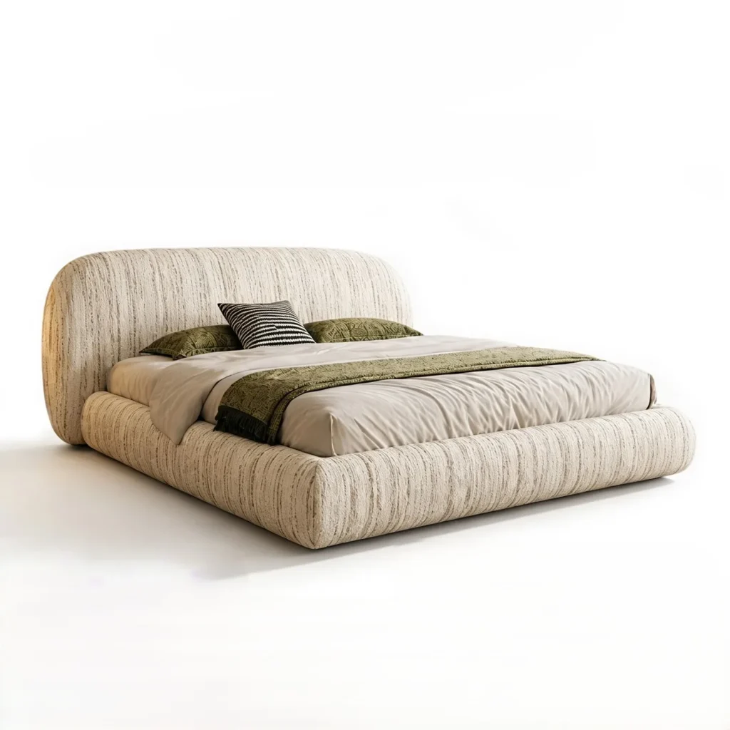 Channel Pillow Platform Bed