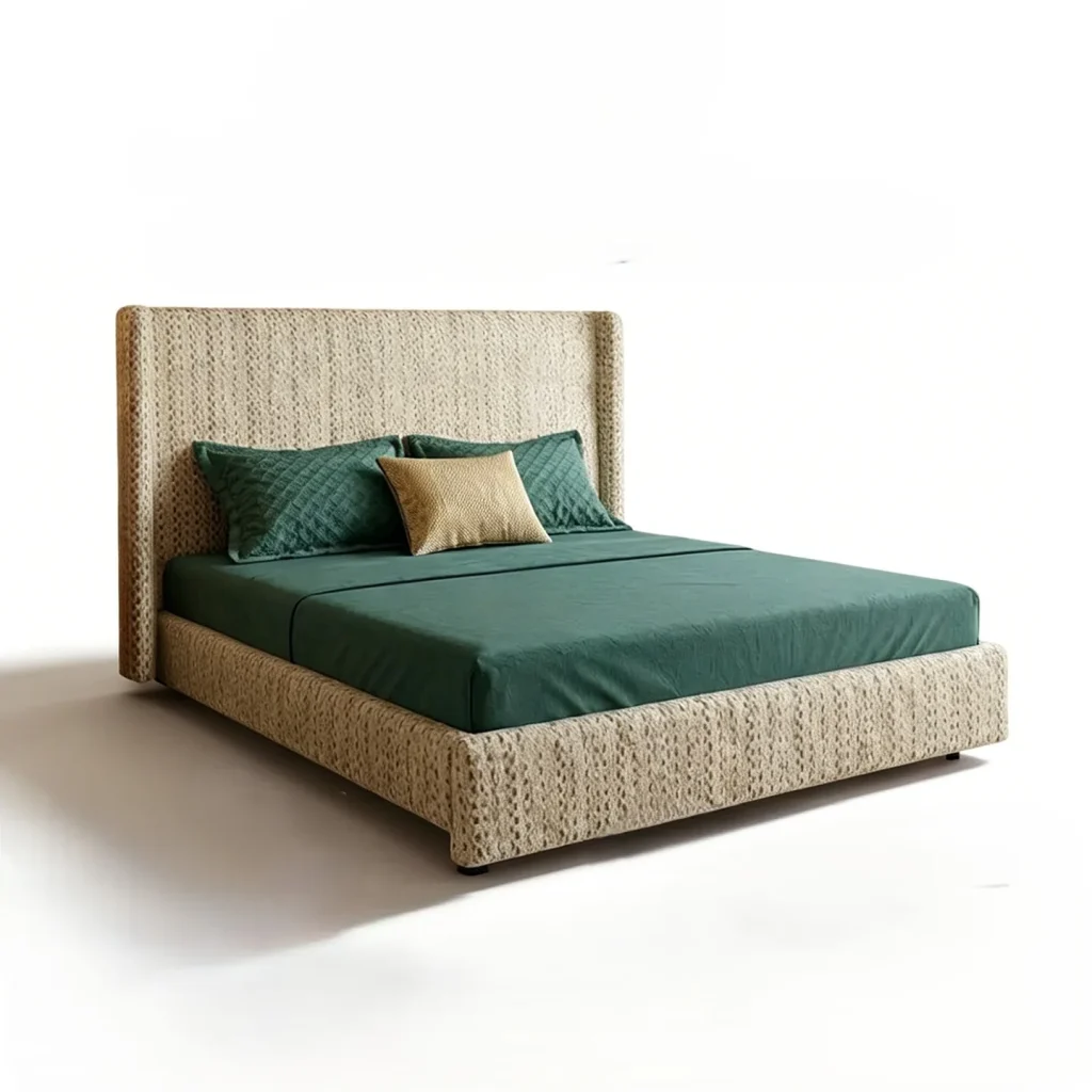 High Back Upholstered Bed