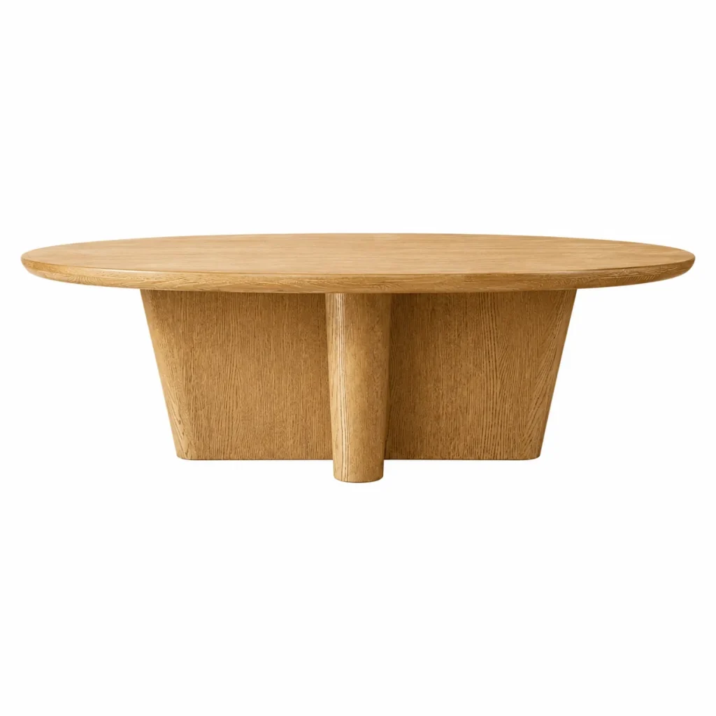 Dalia Round Wood Coffee Table