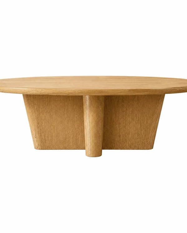 Dalia Round Wood Coffee Table