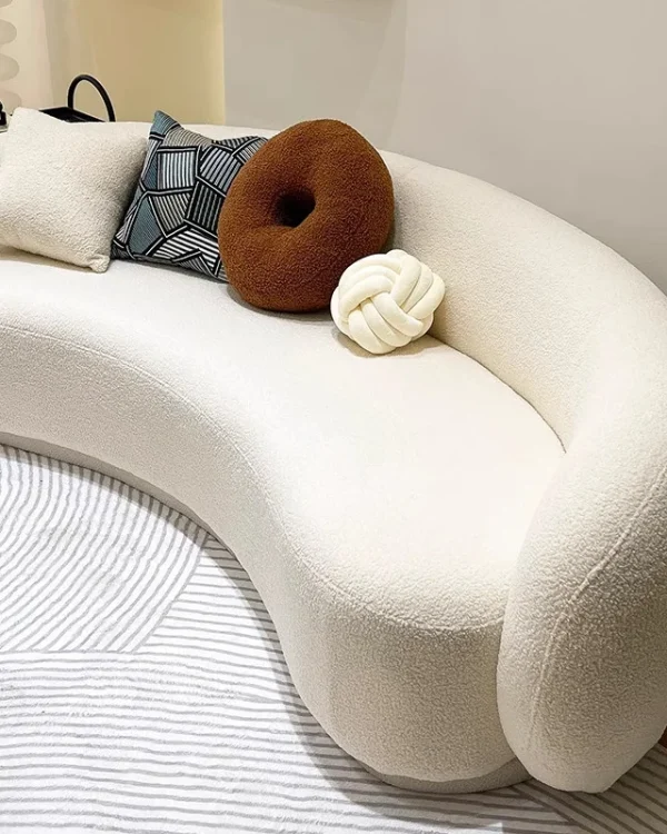 Sculptural Curved Sofa