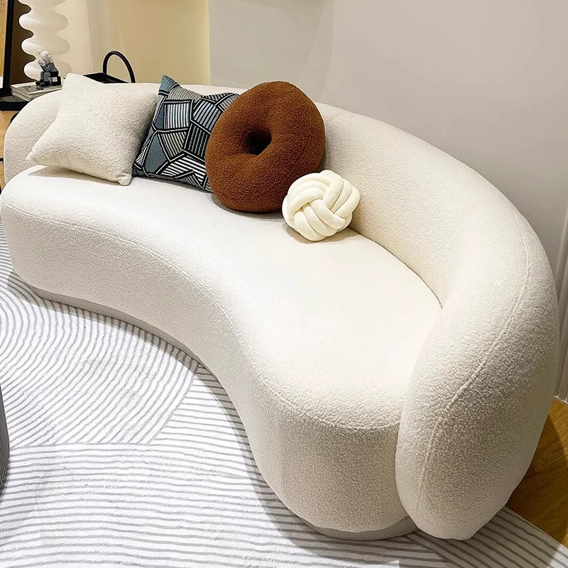 Sculptural Curved Sofa