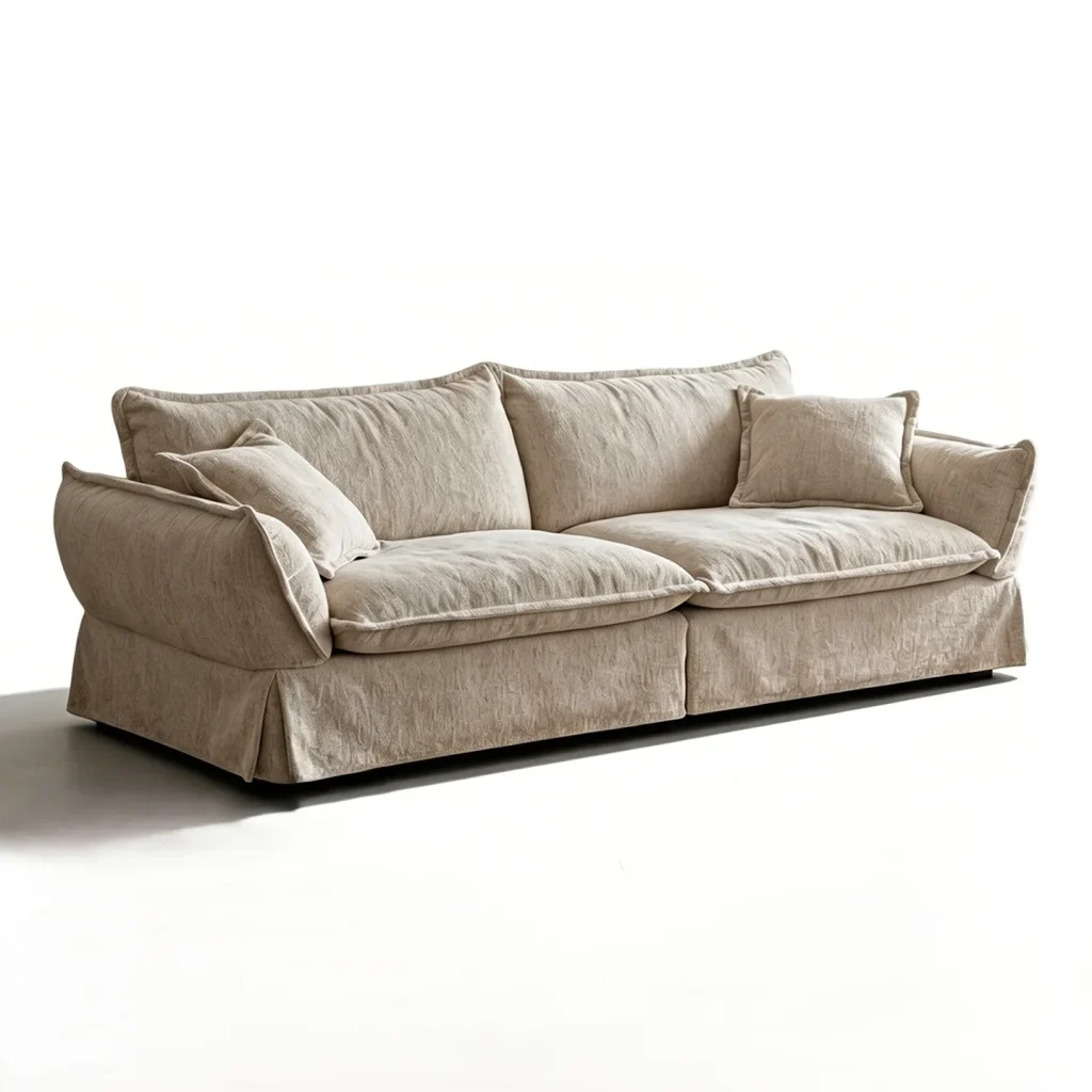 Relaxed Slipcovered Sofa