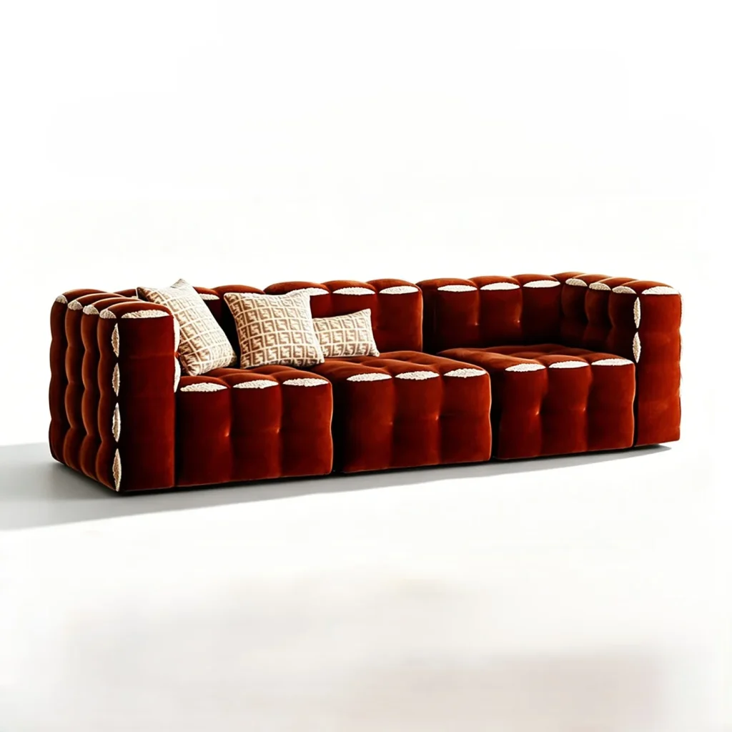 Channel Tufted Modular Sofa
