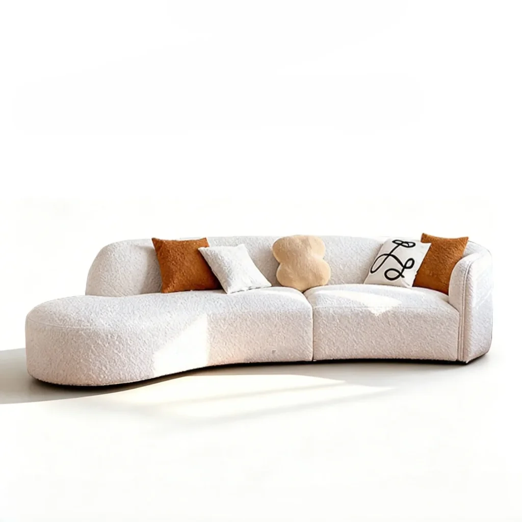 Crescent Curved Sofa