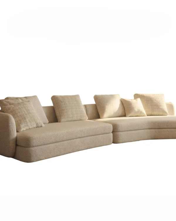 Sweeping Curved Sectional Sofa