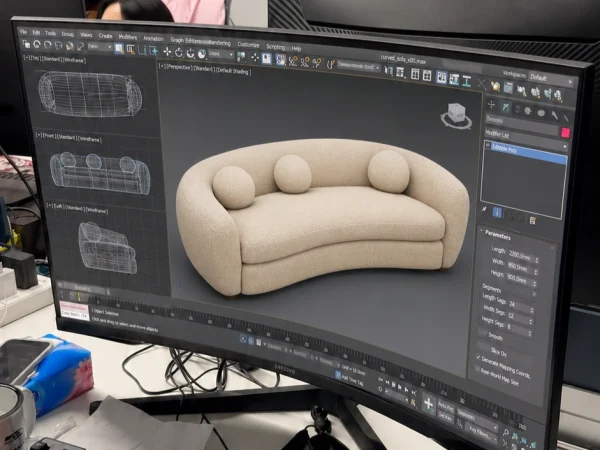 Custom furniture concept sketch