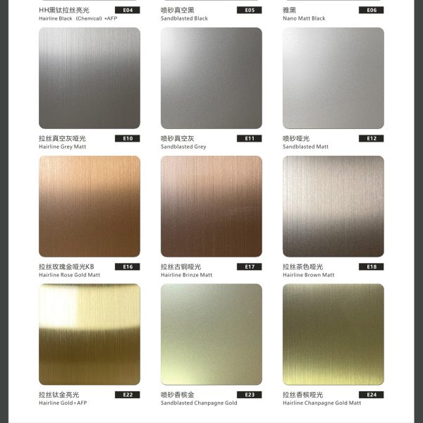 Metal furniture material