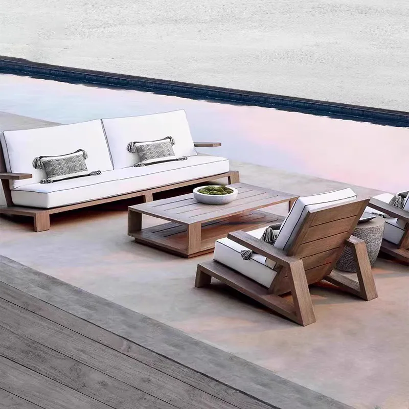 Teak Outdoor Lounge Chair Set