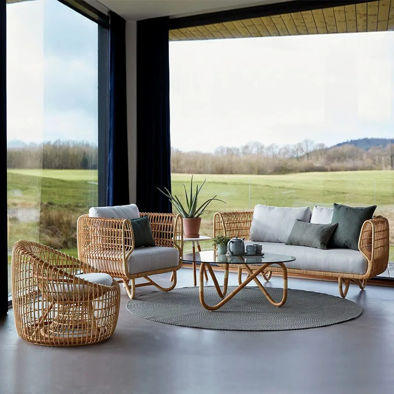 Indonesian Woven Outdoor Chair Set