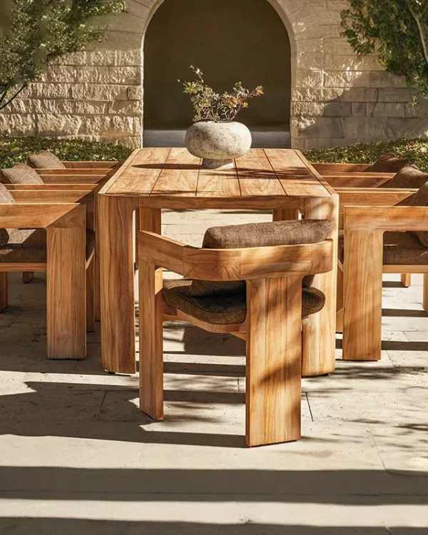 Teak Outdoor Dining Table Set