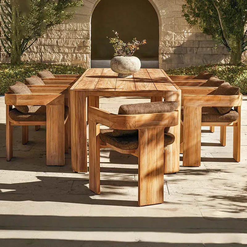 Teak Outdoor Dining Table Set