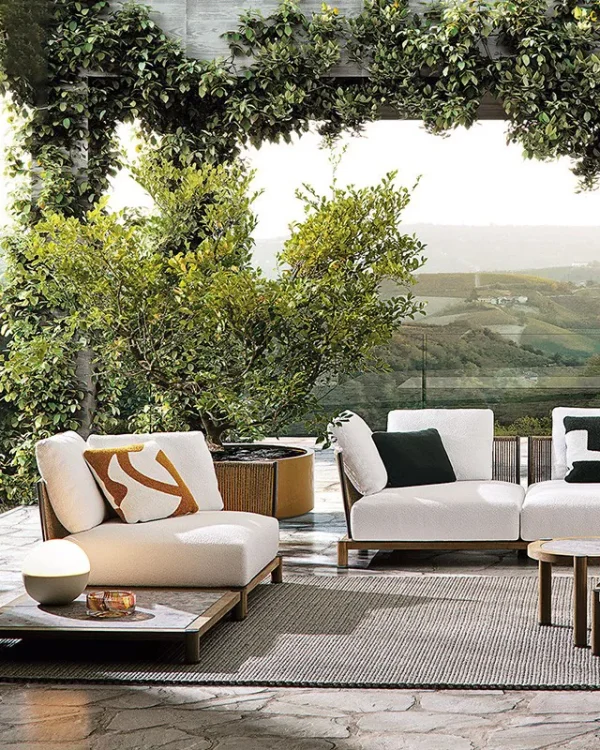 Teak Outdoor Lounge Sofa