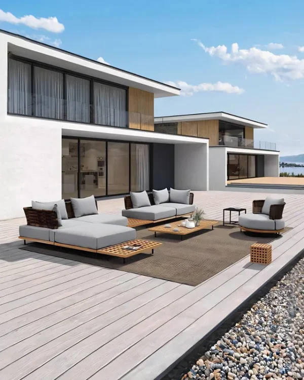 Woven Outdoor Sofa Set