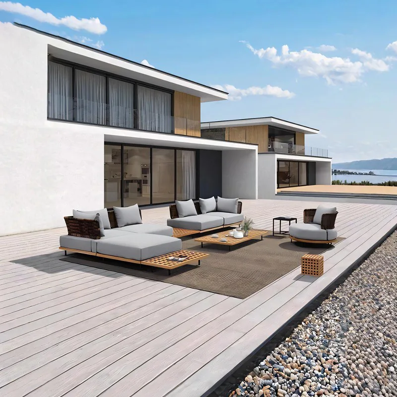 Woven Outdoor Sofa Set