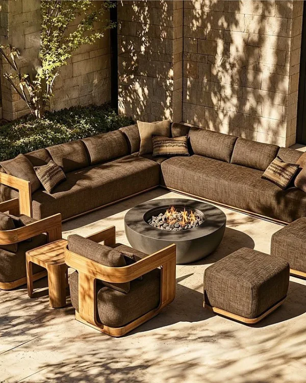 Teak Outdoor Modular Sofa Set